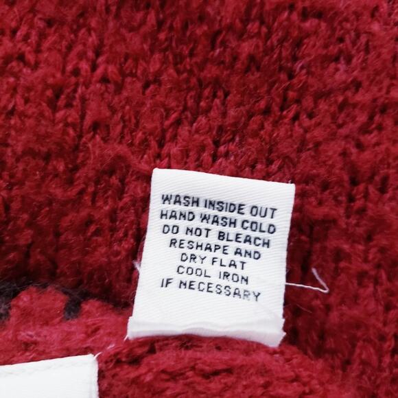 Croft & Barrow Women's Holiday Snowman Red Christmas Sweater Petite Large - Picture 11 of 11